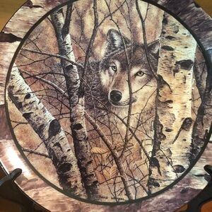 Bradford Exchange Woodland Retreat Decorative Plate